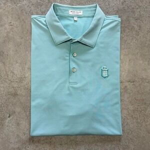 Peter Millar Summer Comfort Performance Golf Polo The Royal Golf Club Logo XXL
